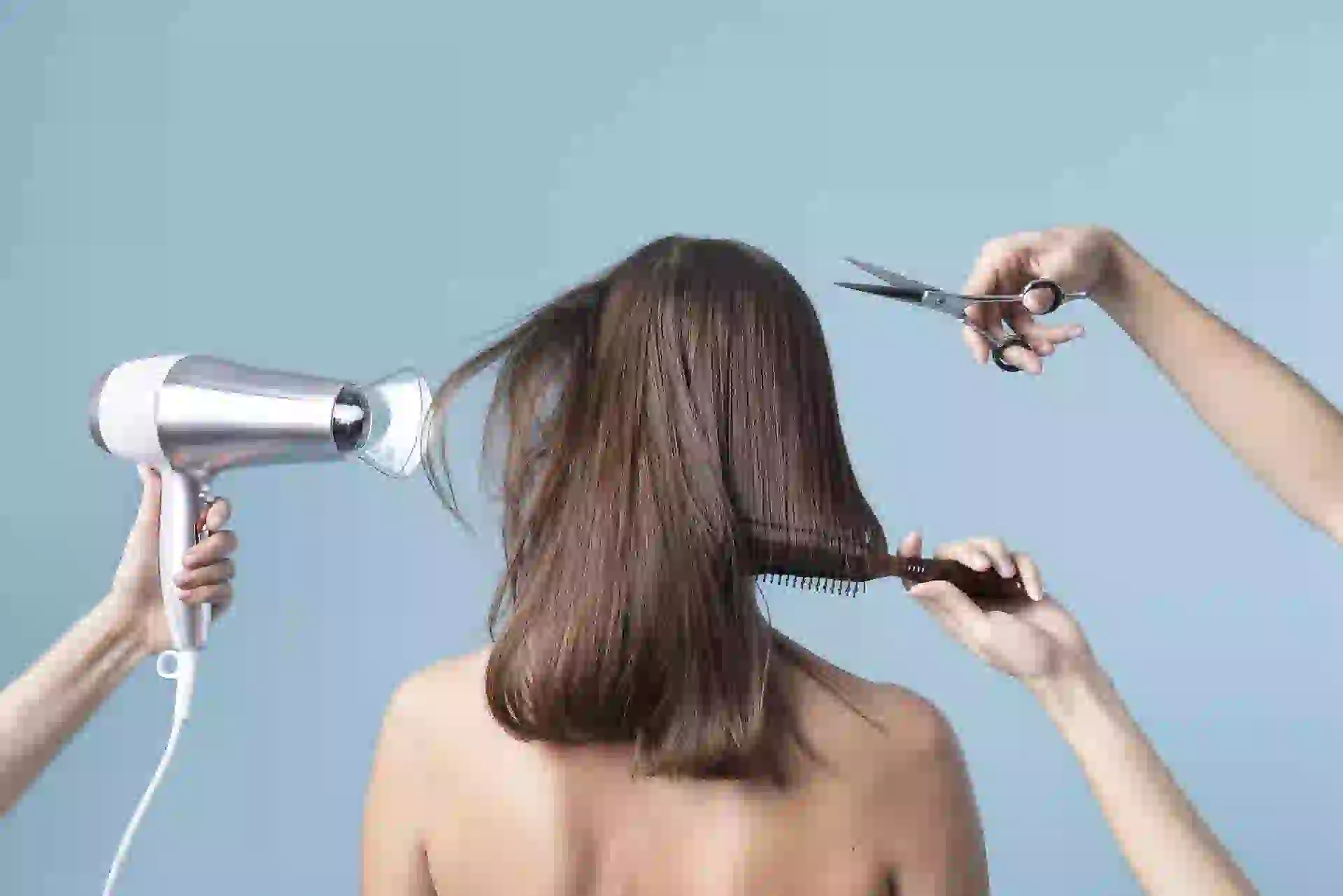 Foto de una peluquería moderna.