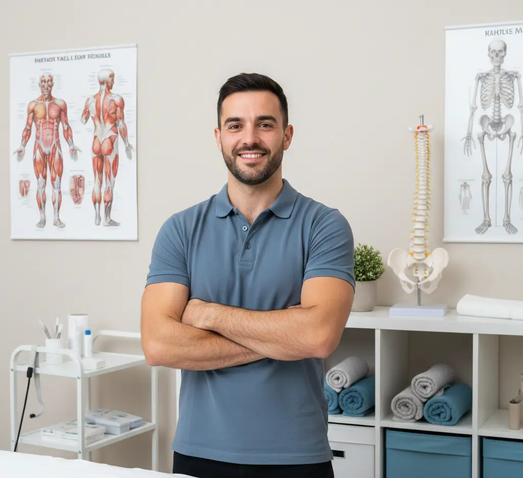 Profesional sanitario en consulta